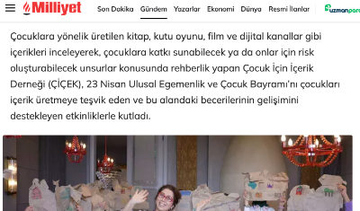 23 Nisan Atölyesi - Milliyet