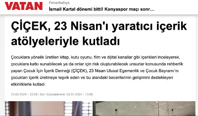 23 Nisan Atölyesi - Vatan