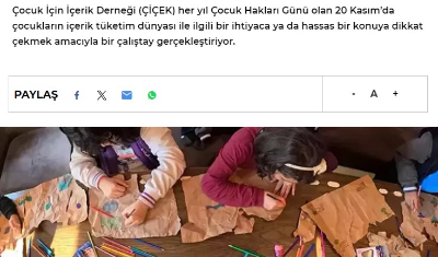 Çocuk İçeriklerini Çocuklarla Üretiyoruz Çalıştayı - Fanatik