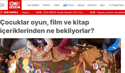 Çocuk İçeriklerini Çocuklarla Üretiyoruz Çalıştayı - CNN TÜRK