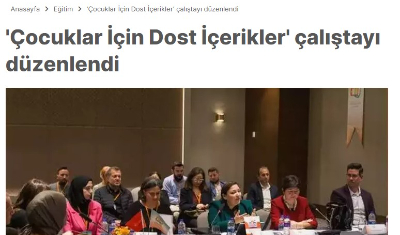 Çocuklar İçin Dost İçerikler Çalıştayı - CNN TÜRK