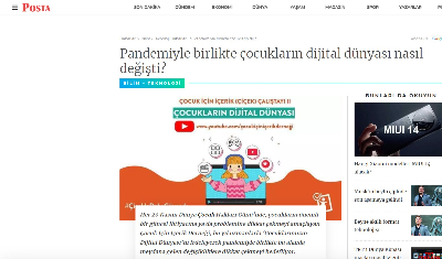 Çocukların Dijital Dünyası - Posta