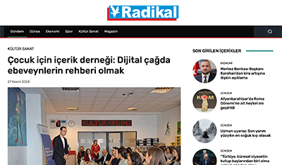Dijital Ebeveynlik Çalıştayı - Radikal