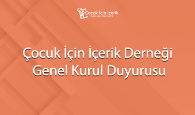 Genel Kurul Duyurusu